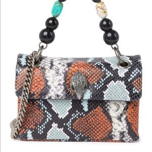 NWT- Kurt Geiger Mini Kensington Snake Embossed Crossbody